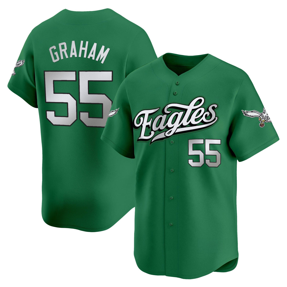 Men's Philadelphia Eagles 2025 Vapor Baseball Jersey V2 - All Stitched