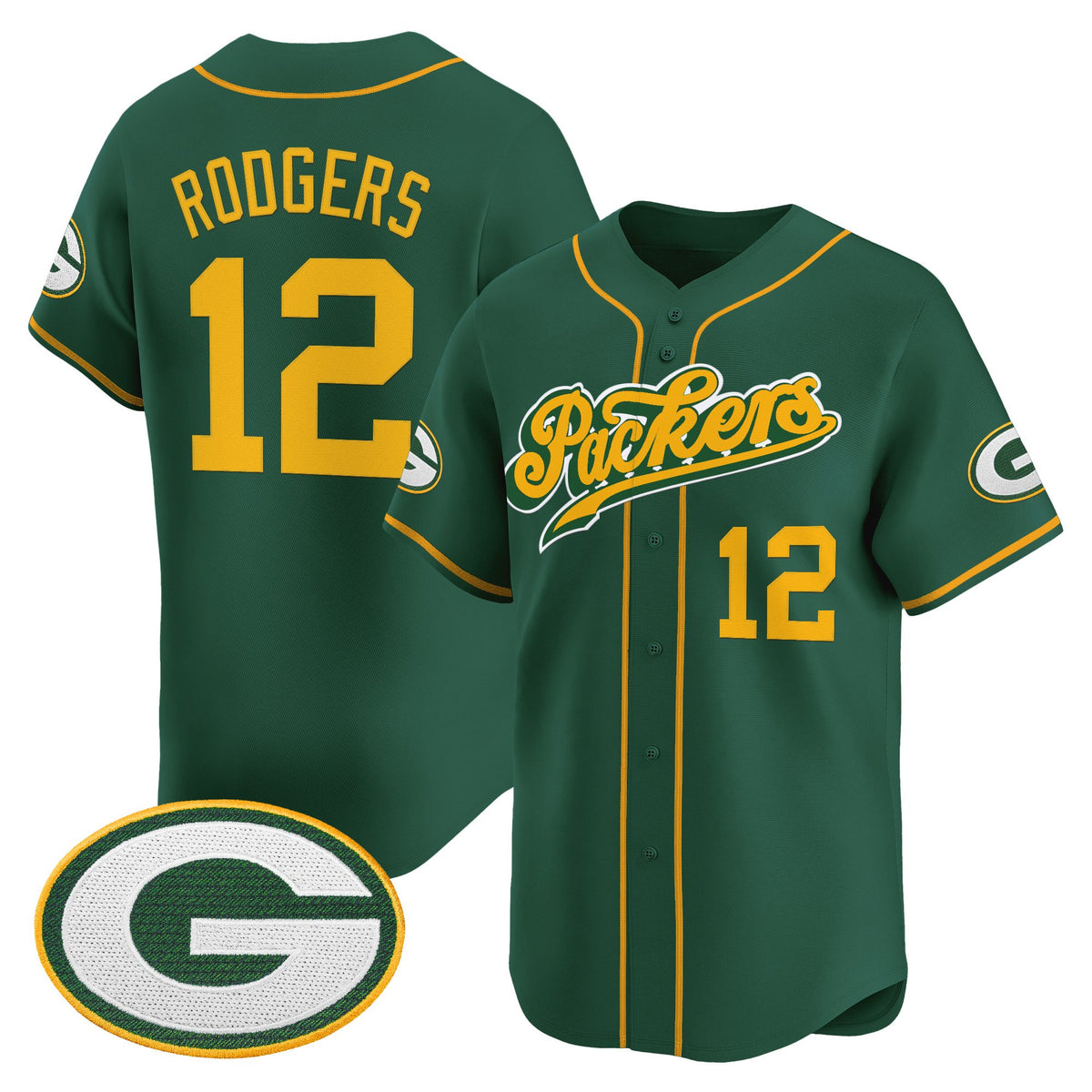 Men's Green Bay Packers 2025 Vapor Baseball Jersey V2 - All Stitched