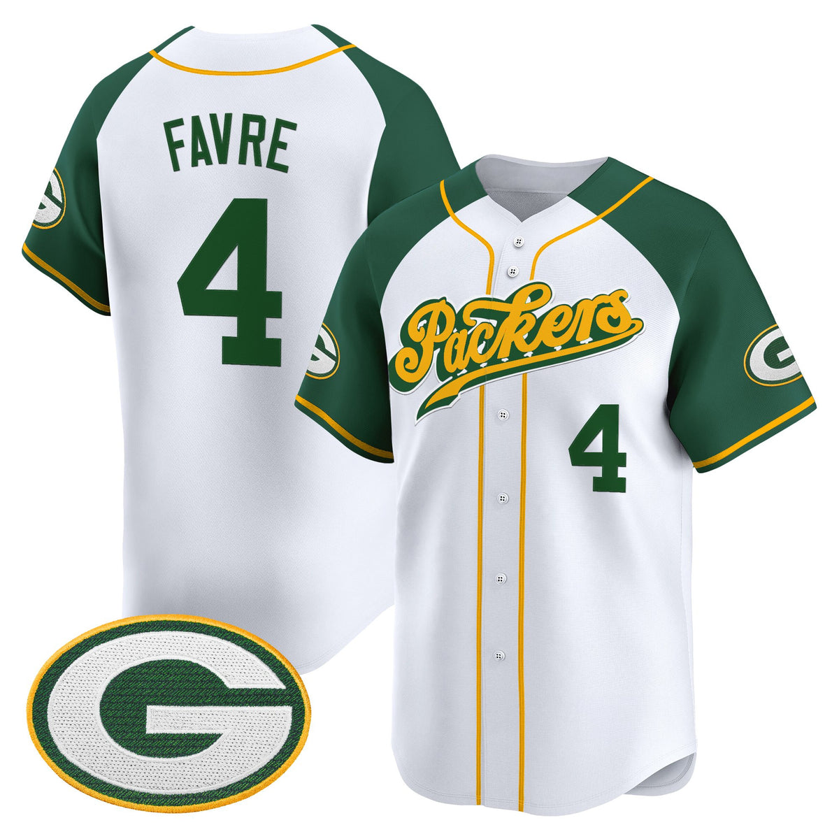 Men's Green Bay Packers 2025 Vapor Baseball Jersey V2 - All Stitched