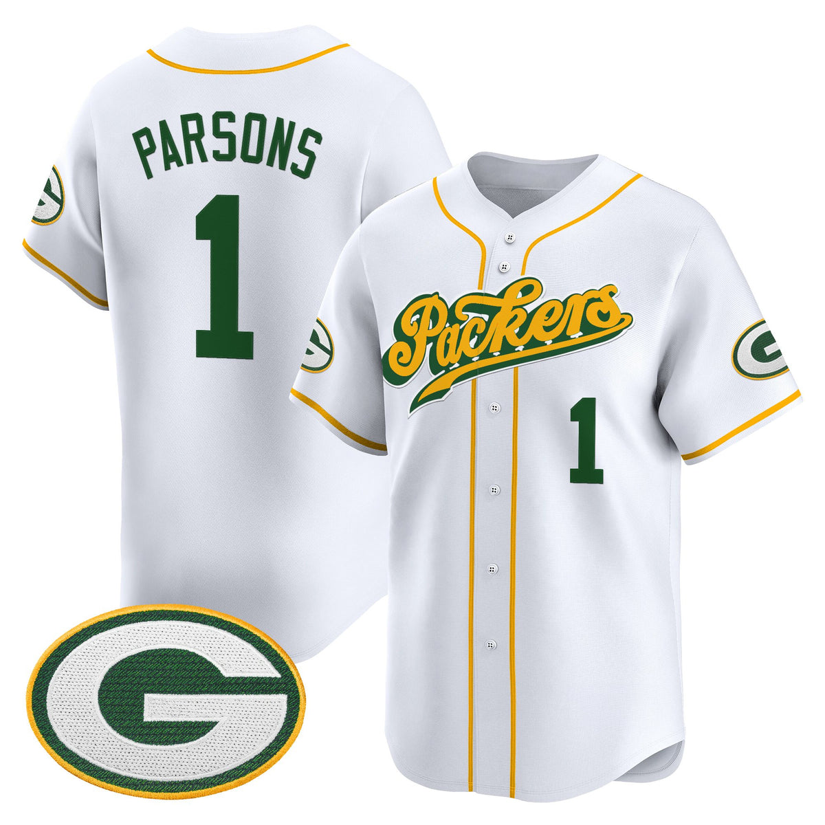 Men's Green Bay Packers 2025 Vapor Baseball Jersey V2 - All Stitched