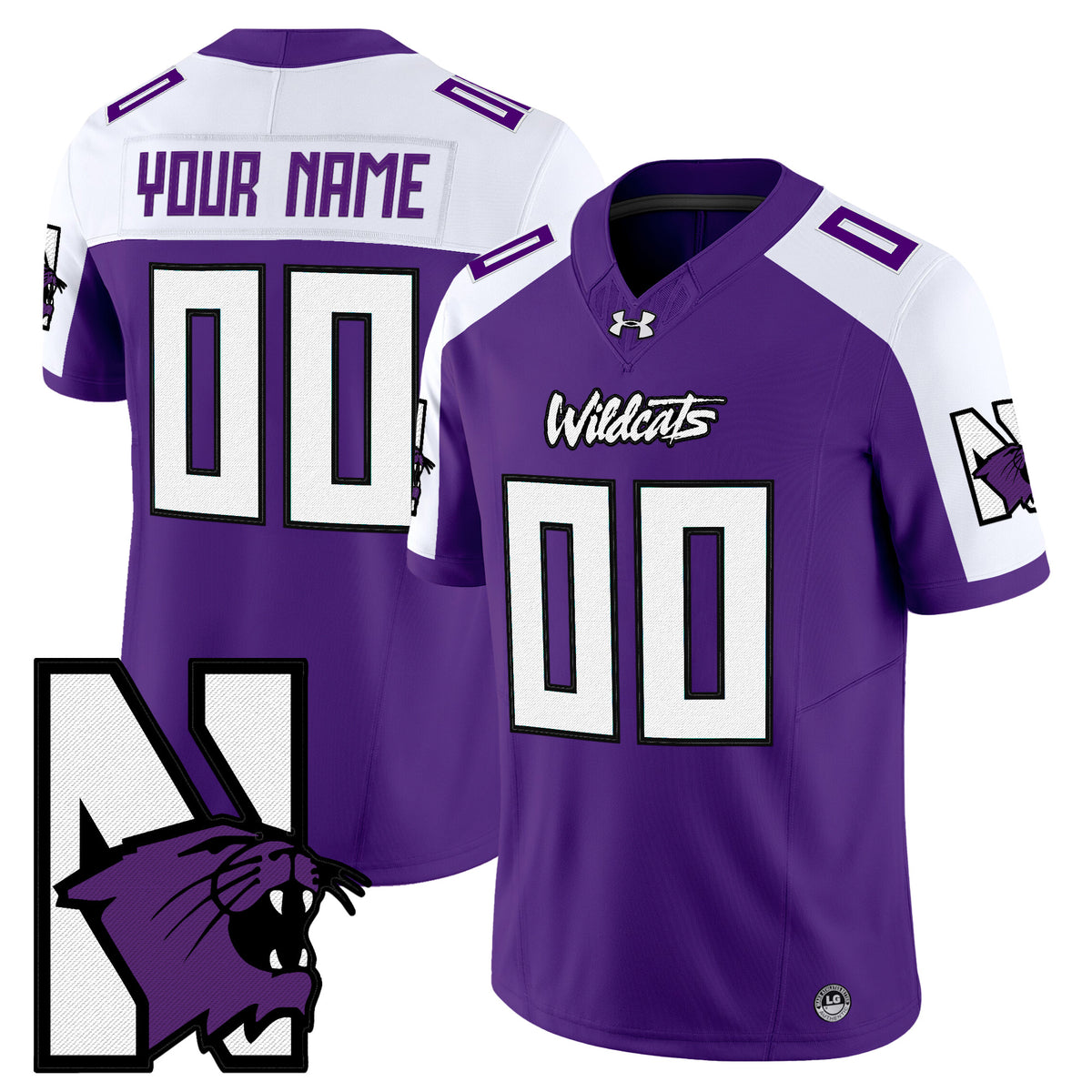 Northwestern Wildcats Honoring ’95 Vapor Limited Custom Jersey - All Stitched