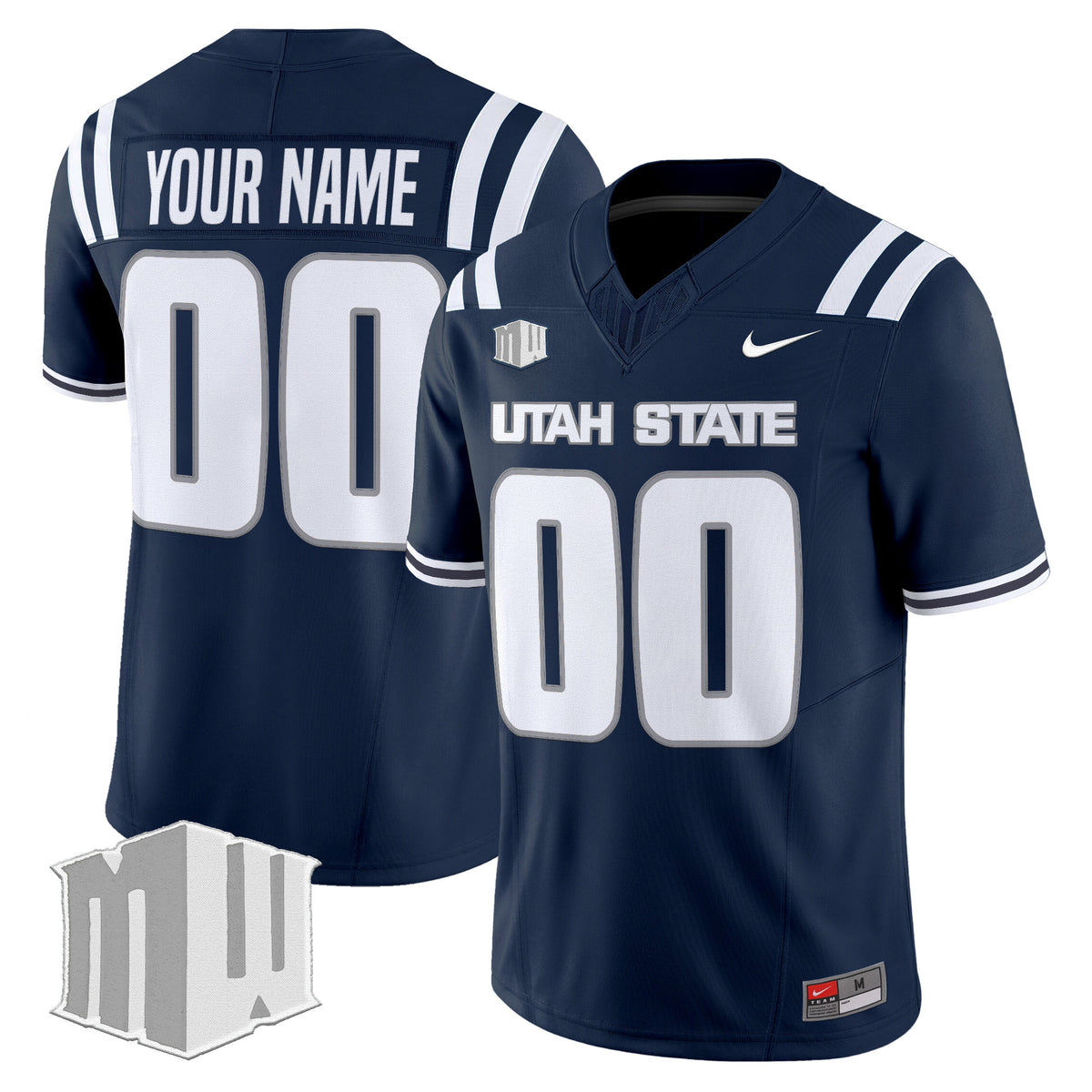 Utah State Aggies 2025 Vapor Limited Custom Jersey - All Stitched