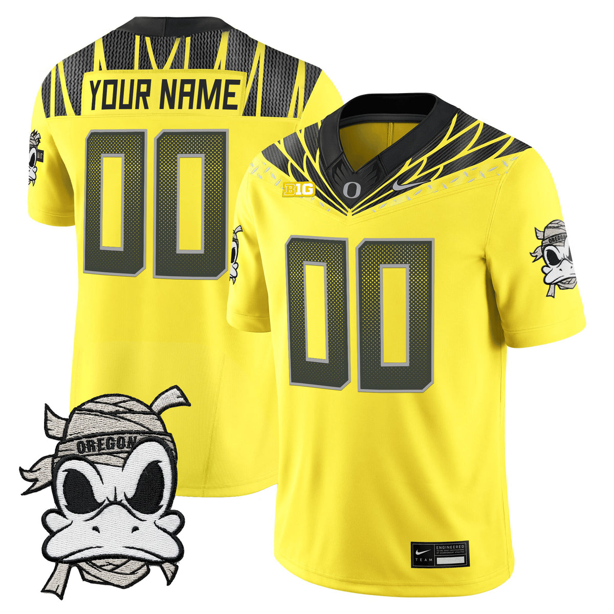 Oregon Ducks 2025 "Mummy Duck" Vapor Limited Custom Jersey - All Stitched