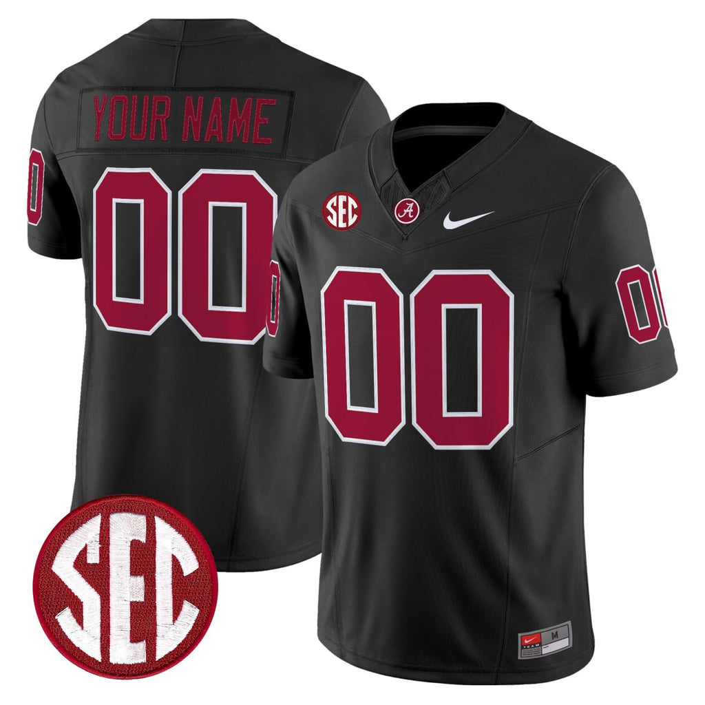 Alabama Crimson Tide Vapor Custom Jersey - All Stitched