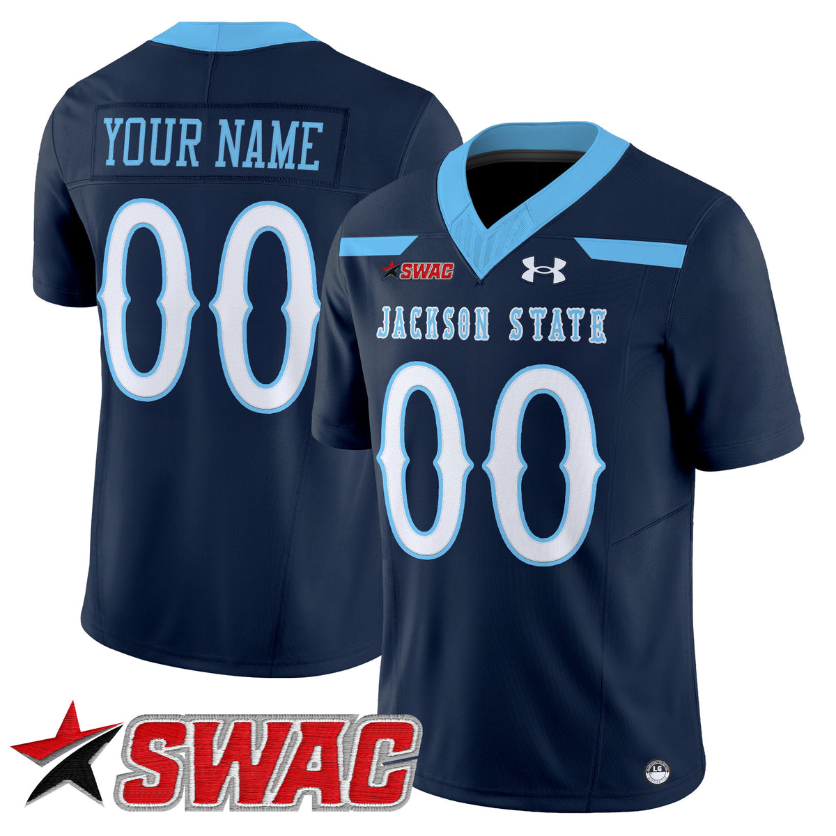 Jackson State Tigers 2025 Vapor Limited Custom Jersey V2 - All Stitched