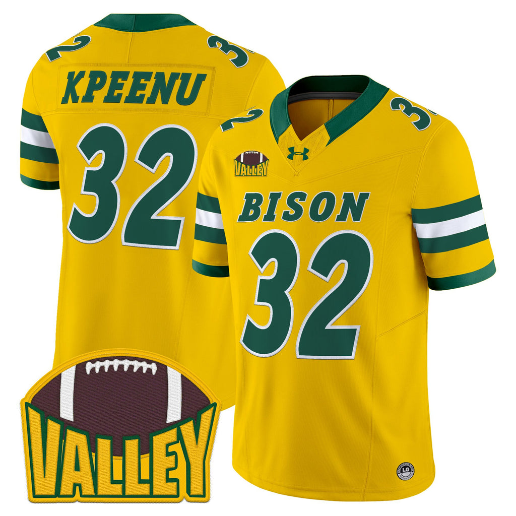 Men's North Dakota State Bison 2025 Vapor Limited Jersey - All Stitched