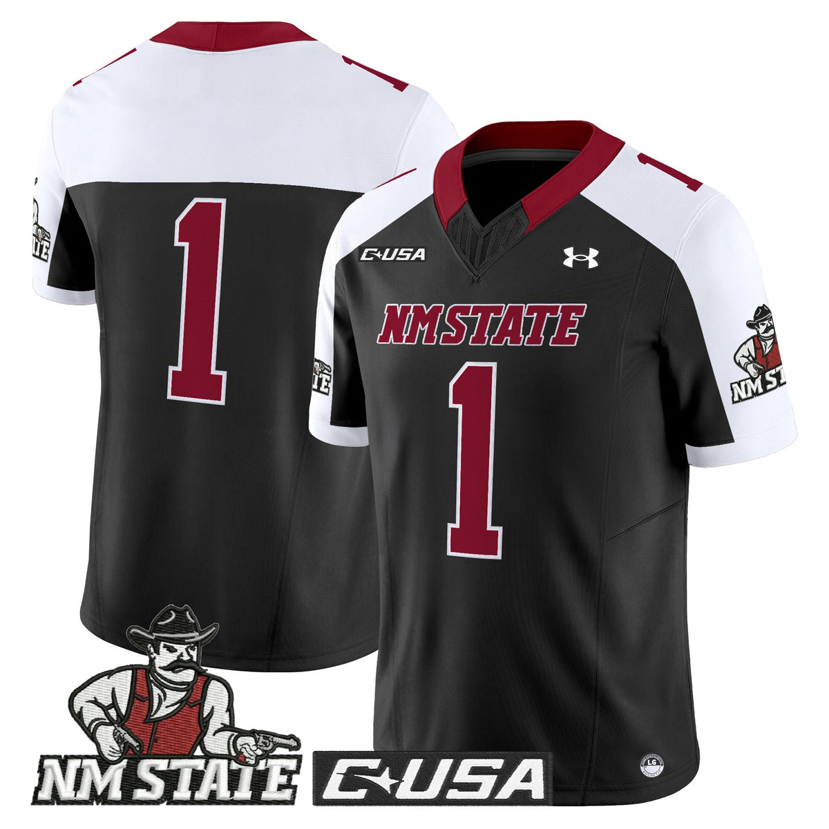 Men's New Mexico State Aggies 2025 Vapor Limited Jersey - All Stitched