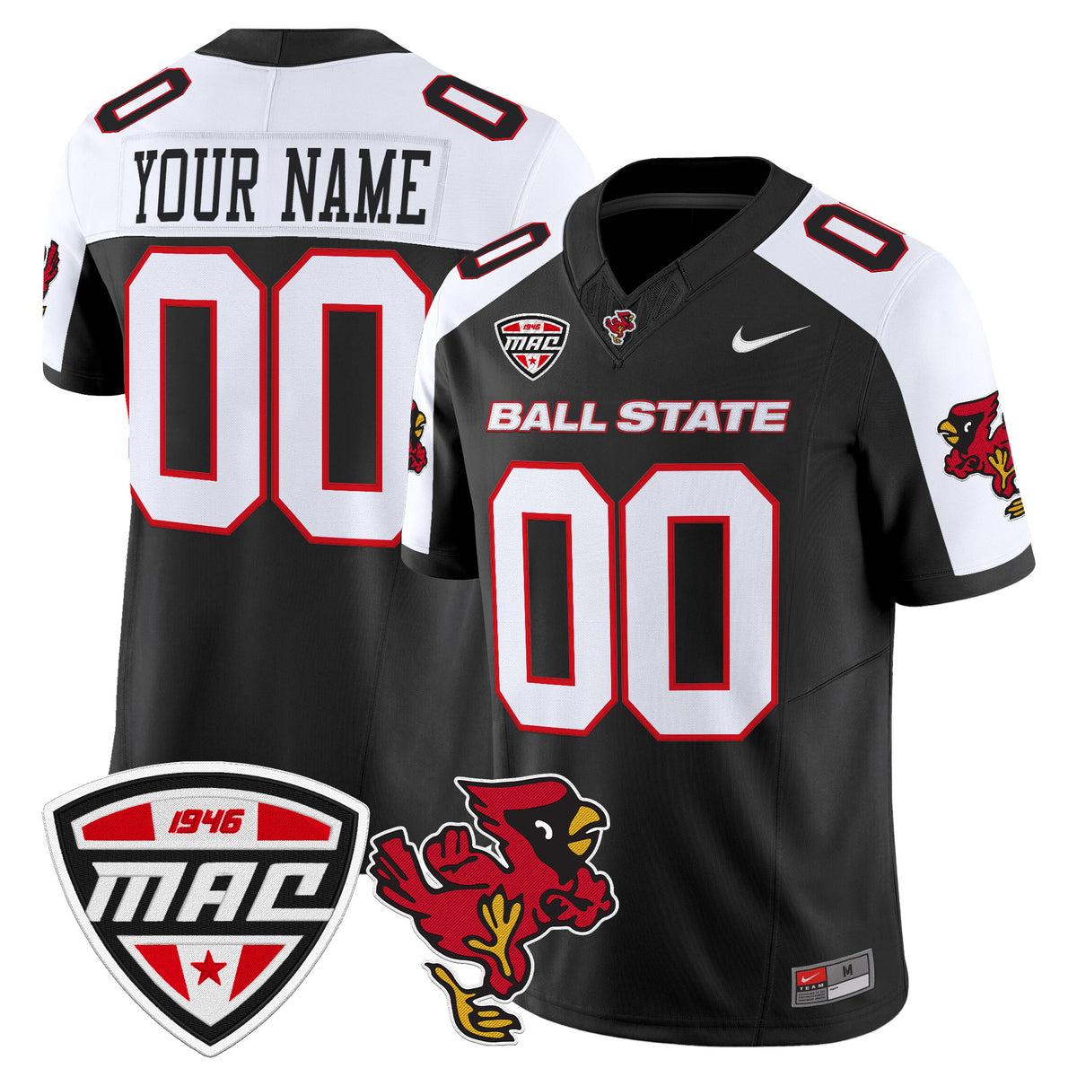 Ball State Cardinals 2025 Vapor Limited Custom Jersey - All Stitched