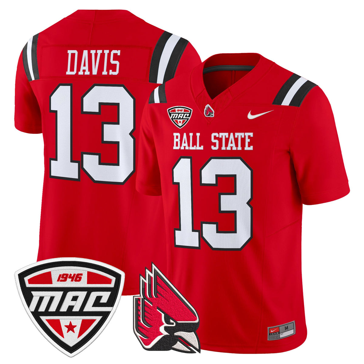Men's Ball State Cardinals 2025 Vapor Limited Jersey - All Stitched