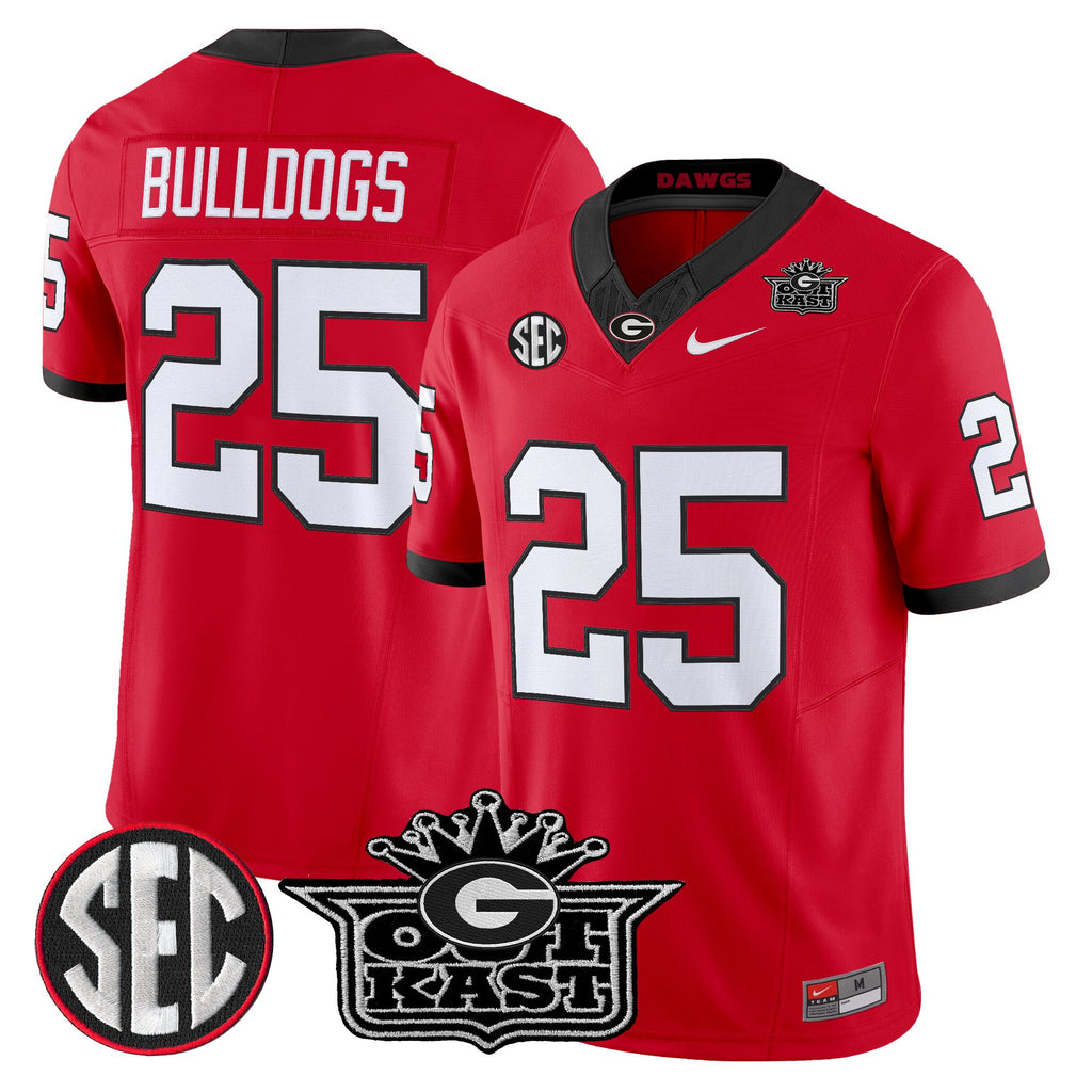Men's Outkast x Georgia Bulldogs Vapor Limited Jersey - All stitched