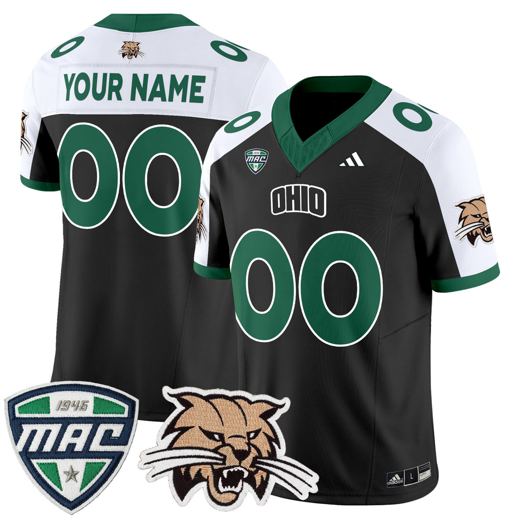 Ohio Bobcats 2025 Vapor Limited Custom Jersey - All Stitched