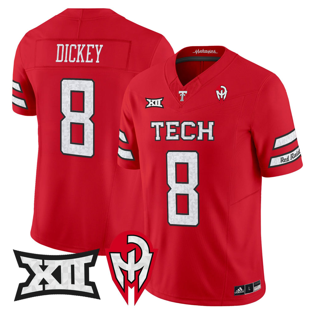 Men's Texas Tech Red Raiders 'Too Cold' Vapor Limited Jersey - Mahomes Collection - All Stitched