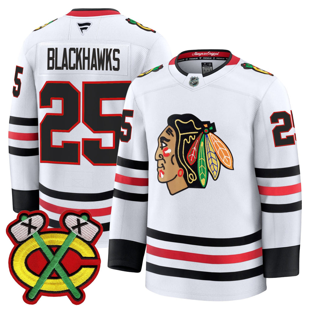 Men's Chicago Blackhawks 2025/26 Premium Jersey - All Stitched