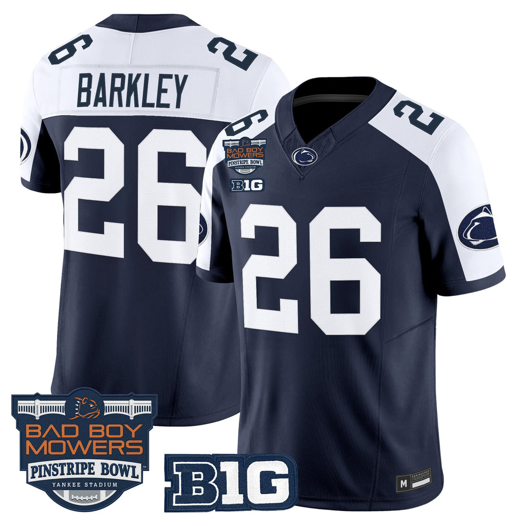Men's Penn State Nittany Lions 2025 Pinstripe Bowl Vapor Limited Jersey V2 - All Stitched