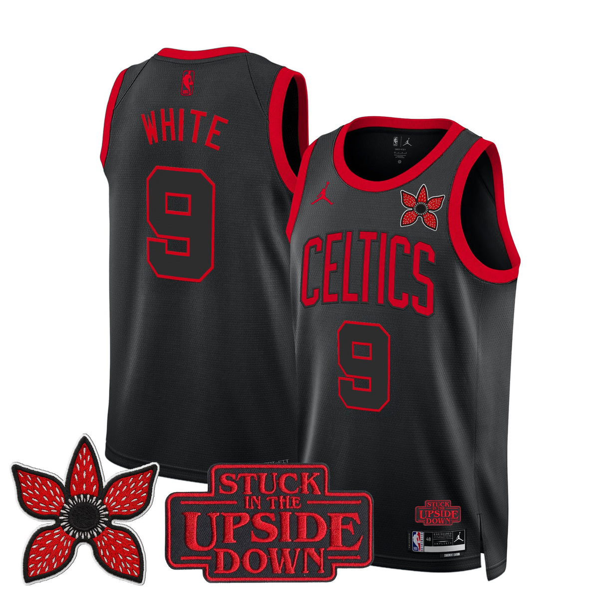 Boston Celtics 'Stranger Things Edition' Swingman Jersey - All Stitched