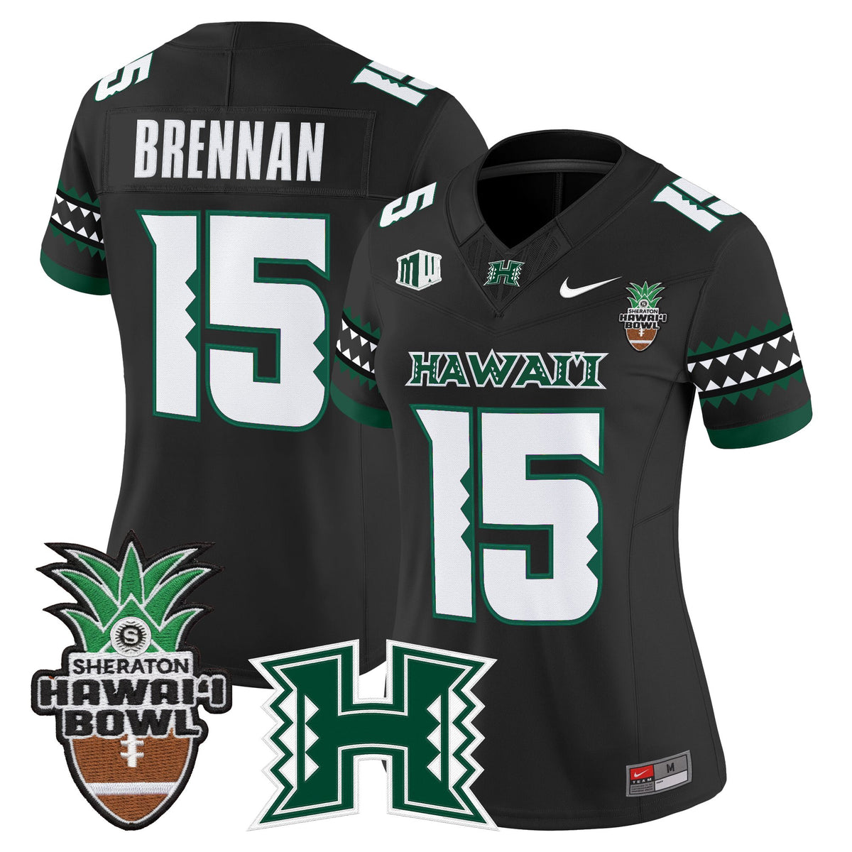 Women's Hawai'i Rainbow Warriors 2025 Hawai'i Bowl Vapor Limited Jersey - All Stitched