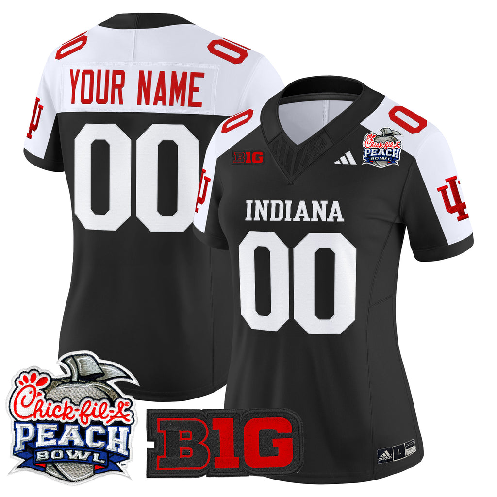 Indiana Hoosiers 2026 Peach Bowl Vapor Limited Custom Jersey - All Stitched