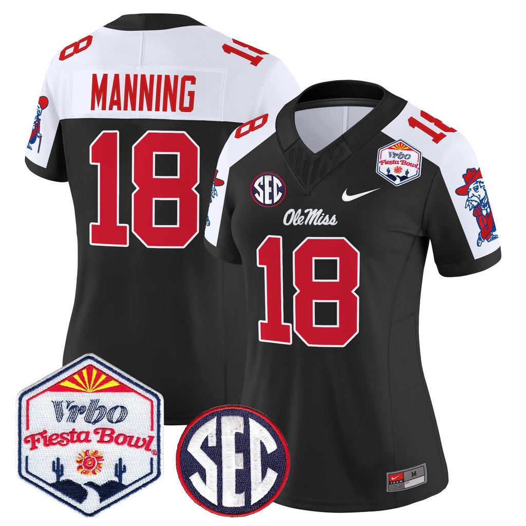Women's Ole Miss Rebels 2026 The Fiesta Bowl Vapor Limited Jersey - All Stitched