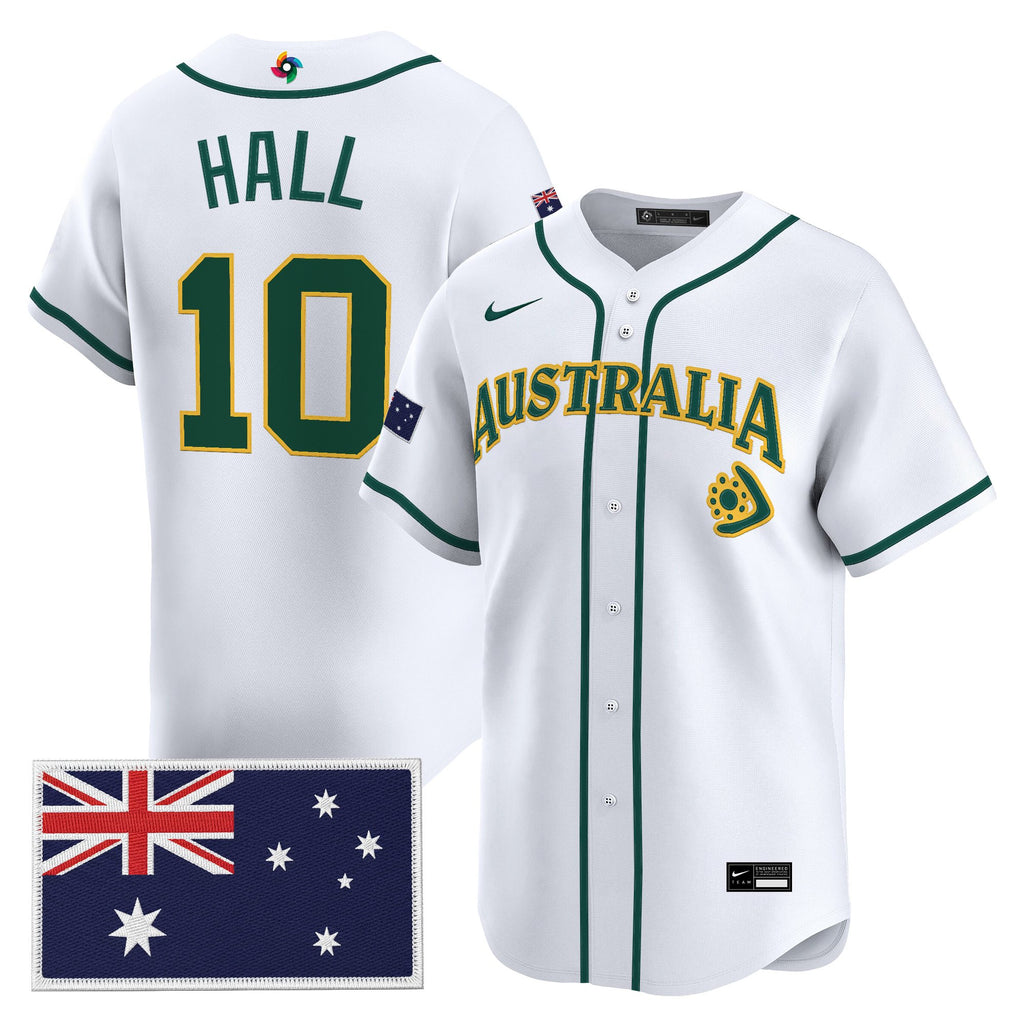 Men's Team Australia 2026 World Baseball Classic Vapor Premier Jersey - All Stitched