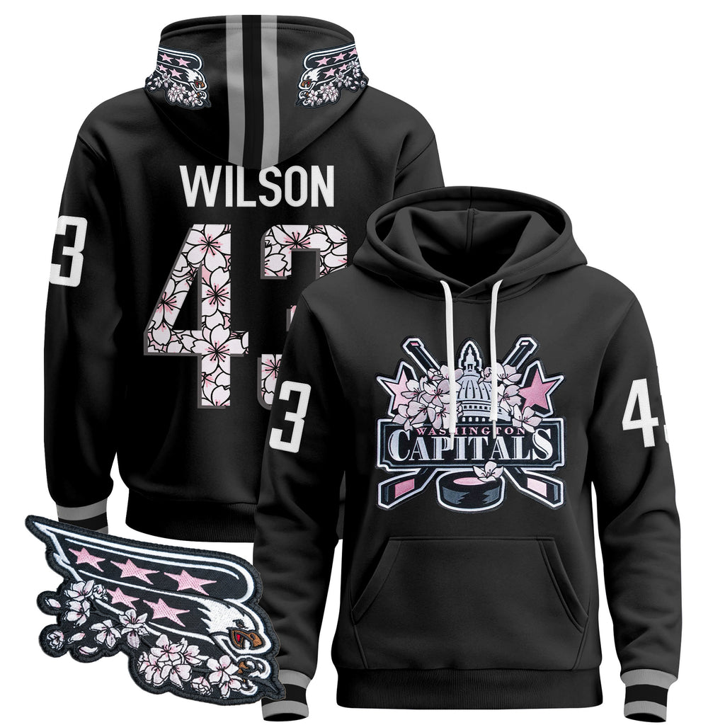 Washington Capitals 2026 Cherry Blossom Pullover Hoodie - All Stitched