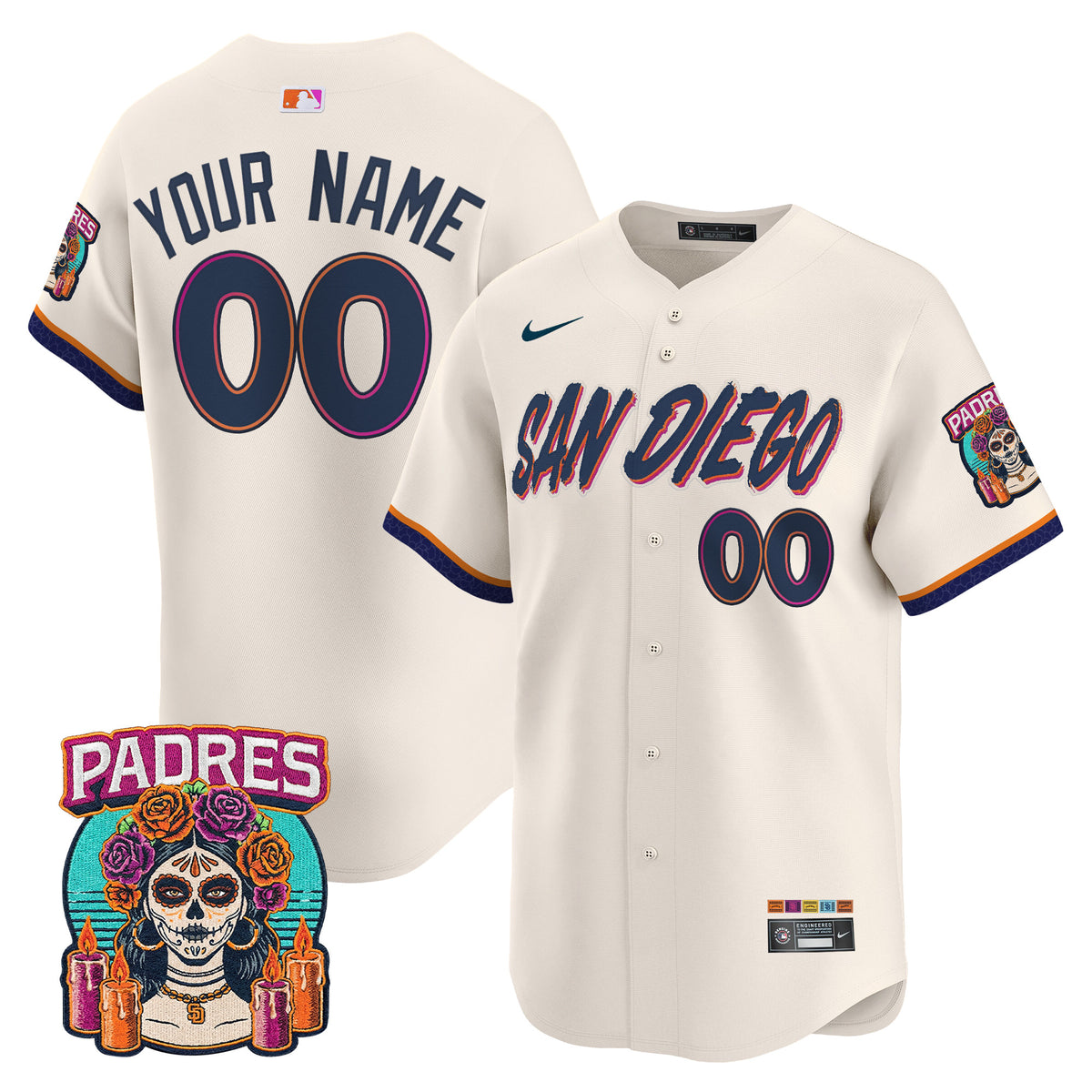 San Diego Padres 2026 City Connect Vapor Premier Limited Custom Jersey - All Stitched