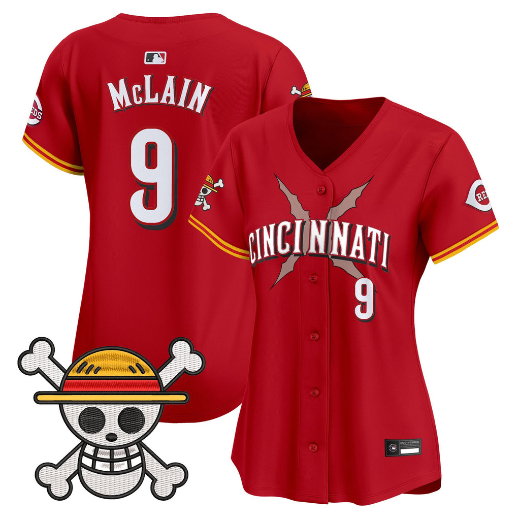 Women's Cincinnati Reds x One Piece Vapor Premier Limited Jersey - Stitched