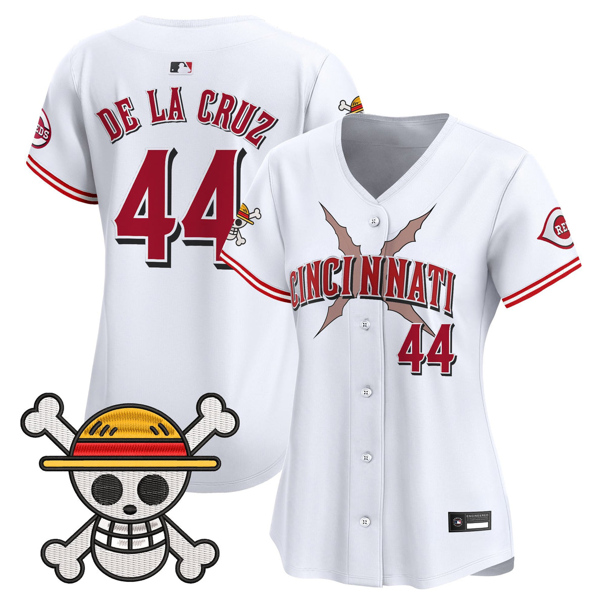 Women's Cincinnati Reds x One Piece Vapor Premier Limited Jersey - Stitched