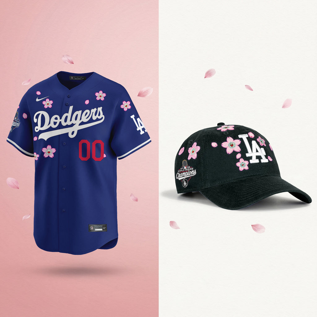 Dodgers 2025 Champions Tokyo Series Bundle – Custom Jersey & Strapback Hat - Stitched