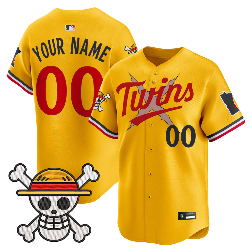 Minnesota Twins x One Piece Vapor Premier Limited Custom Jersey - Stitched