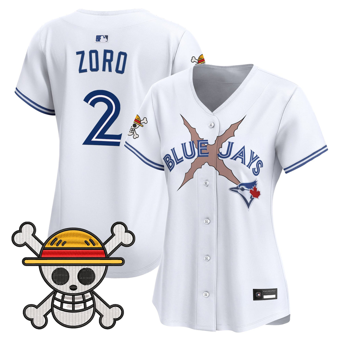 Women's Blue Jays x One Piece Vapor Premier Limited Jersey - Stitched