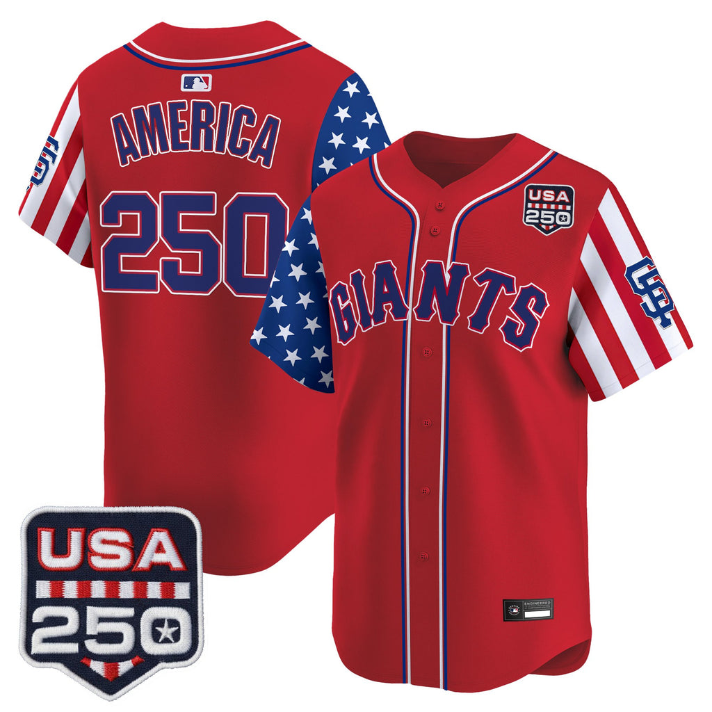 Men's San Francisco Giants "America 250 Edition" Vapor Premier Limited Jersey - All Stitched