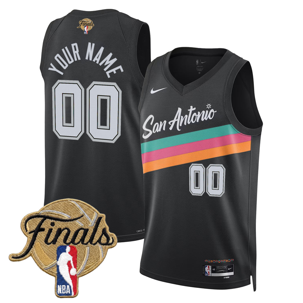 San Antonio Spurs 2026 Finals Custom Swingman Jersey - All Stitched