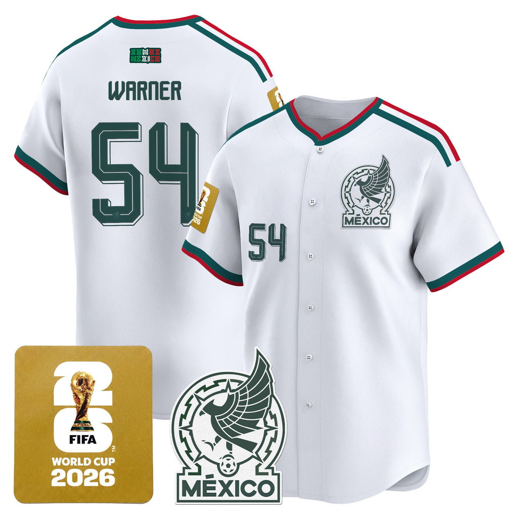 Men's Mexico 2026 World Cup Vapor Baseball Jersey - All Stitched